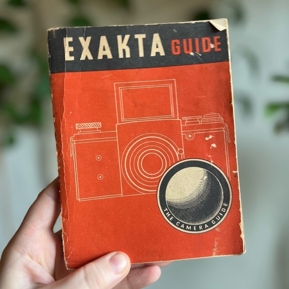 Vintage EXAKTA Camera Guide | 1950s–60s Film Camera Manual | Photography Book